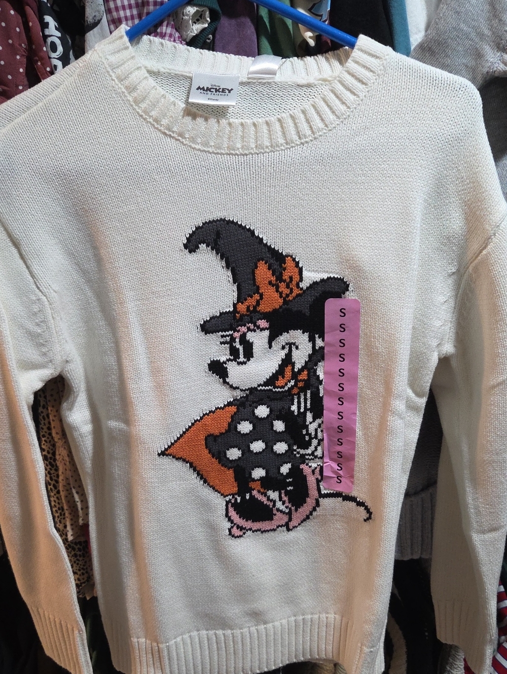 Disney Halloween Witch Minnie Sweater